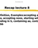 Lecture Theory of Automata: Lesson 9