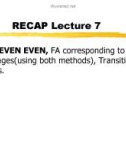 Lecture Theory of Automata: Lesson 8