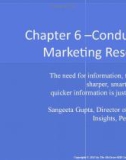 Lecture Global marketing: Contemporary theory, practice, and cases – Chapter 6: Conducting marketing research