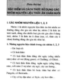 Nguyên liệu chế biến thức ăn chăn nuôi: Phần 2