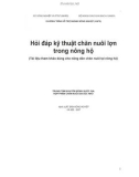 Kỹ thuật chăn nuôi lợn nông hộ part 1