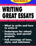 Schaum quick guide essay writing