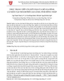 Thực trạng tiếp cận đất đai của hộ gia đình, cá nhân tại thành phố Cao Lãnh, tỉnh Đồng Tháp