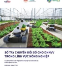 Sổ tay Chuyển đổi số cho doanh nghiệp nhỏ và vừa trong lĩnh vực nông nghiệp