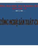 Bài giảng về Công nghệ sản xuất chè đen