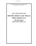 Giáo trình phương pháp và kỹ thuật nhân giống lúa