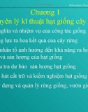 Nguyên lý kĩ thuật hạt giống cây rừng