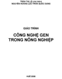 Giáo trình: Công nghệ gen trong nông nghiệp