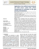 Application of an artificial neural network and QCM sensor coated with γ-Fe2O3 nanoparticles for estimation of SO2 gas sensing characteristics