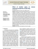 Effect of weather aging on volume expansion properties of steel slag