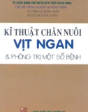 Phương pháp chăn nuôi vịt, ngan và phòng trị một số bệnh: Phần 1