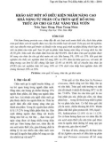 Khảo sát một số điều kiện nhằm nâng cao khả năng tự phân của trùn quế bổ sung thức ăn cho gà tàu vàng thả vườn