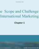 Lecture International marketing (16th edition) - Chapter 1: The scope and challenge of international marketing