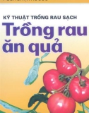 Tài liệu Kỹ thuật trồng rau sạch – Trồng rau ăn quả