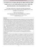 Các nhân tố tác động đến quyết định áp dụng công nghệ cao của các nông hộ sản xuất rau trên địa bàn huyện Hòa Vang thành phố Đà Nẵng