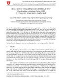 Hoạt động ngày đêm của loài rồng đất (Physignathus cocincinus Cuvier, 1829) ở vùng núi tỉnh Thừa Thiên Huế