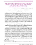 Hiện trạng chăn nuôi bò sinh sản và năng suất sinh sản của bò cái lai Brahman phối tinh BBB nuôi trong nông hộ vùng núi: Trà Phú - Trà Bồng - Quảng Ngãi