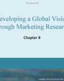 Lecture International marketing (16th edition) - Chapter 8: Developing a global vision through marketing research