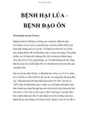 BỆNH HẠI LÚA BỆNH ĐẠO ÔN