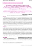 Ảnh hưởng của thức ăn rong câu chỉ vàng khô (Gracilaria asiatica) lên quá trình tăng trưởng, tỷ lệ sống và chất lượng thịt của bào ngư (Haliotis diversicolor Reeve, 1846) nuôi tại Bạch Long Vỹ - Hải Phòng