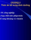 Chương 2: Thức ăn bổ sung dinh dưỡng