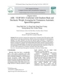 ASR - VLSP 2021: Conformer with gradient mask and stochastic weight averaging for Vietnamese automatic speech recognition