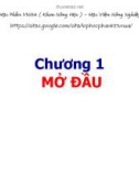 Bài giảng Chọn tạo giống cây trồng ngắn ngày: Chương 1 - Học viện Nông nghiệp Việt Nam