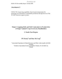 Dự án nông nghiệp Major Cropping Soils and Soil Constraints to Productivity of Major Upland Crops Grown by Smallholders - South East Region 