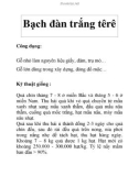 Bạch đàn trắng têrê