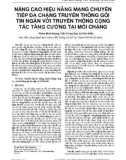 Nâng cao hiệu năng mạng chuyển tiếp đa chặng truyền thông gói tin ngắn với truyền thông cộng tác tăng cường tại mỗi chặng