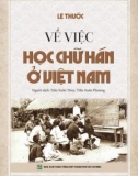 Dạy và học chữ Hán ở Việt Nam: Phần 1