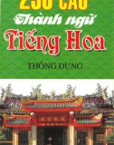 Tìm hiểu 250 câu thành ngữ tiếng Hoa thông dụng: Phần 1