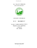 Đề cương chi tiết học phần: Vệ sinh an toàn thực phẩm (Dùng đào tạo Cao học ngành Thú y)