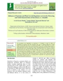 Influence of nutrients and plant growth regulators on growth, flowering and yield characteristics of Strawberry cv. chandler