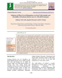 Influence of plant growth regulators on seed yield, quality and storability of soybean [Glycine max (L.) Merrill] genotypes