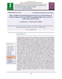 Effect of different weed management practices on nutrient removal, nutrient uptake and grain yield of transplanted rice (Oryza sativa L.) under sodic soil ecosystem