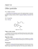 Pesticide profiles : Toxicity, environmental impact and fate - Chapter 10