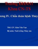 Bệnh học thủy sản : Chẩn đoán bệnh part 1