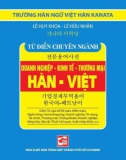 Một số thuật ngữ Hàn - Việt về các lĩnh vực doanh nghiệp - Kinh tế - Thương mại: Phân 1