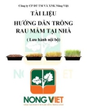 Tài liệu Hướng dẫn trồng rau mầm tại nhà