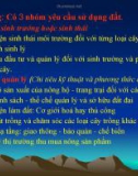 Tiểu luận Điều kiện sinh thái môi trường đối với từng loại cây