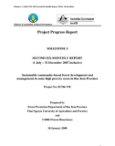 Dự án nông nghiệp Sustainable community-based forest development and management in some high poverty areas in Bac Kan Province ( MILESTONE 5 ) 