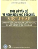 Ngôn ngữ học đối chiếu Việt - Pháp: Phần 1