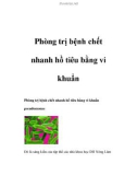 Phòng trị bệnh chết nhanh hồ tiêu bằng vi khuẩn