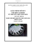 Giáo trình Chế biến Sashimi từ nhuyễn thể chân đầu - MĐ04: Chế biến nhuyễn thể chân đầu đông lạnh