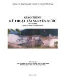 Giáo trình Kỹ thuật tài nguyên nước: Phần 1