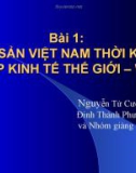 Bài giảng Bài 1: Thuỷ sản Việt Nam thời kỳ hội nhập kinh tế thế giới – WTO