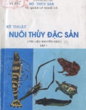 Hướng dẫn nuôi thủy đặc sản: Tập 1