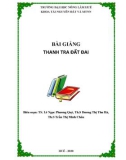 Bài giảng Thanh tra đất đai - TS. Lê Ngọc Phương Quý