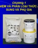 Bài giảng Phân loại thức ăn và phụ gia: Chương 1 (2017)